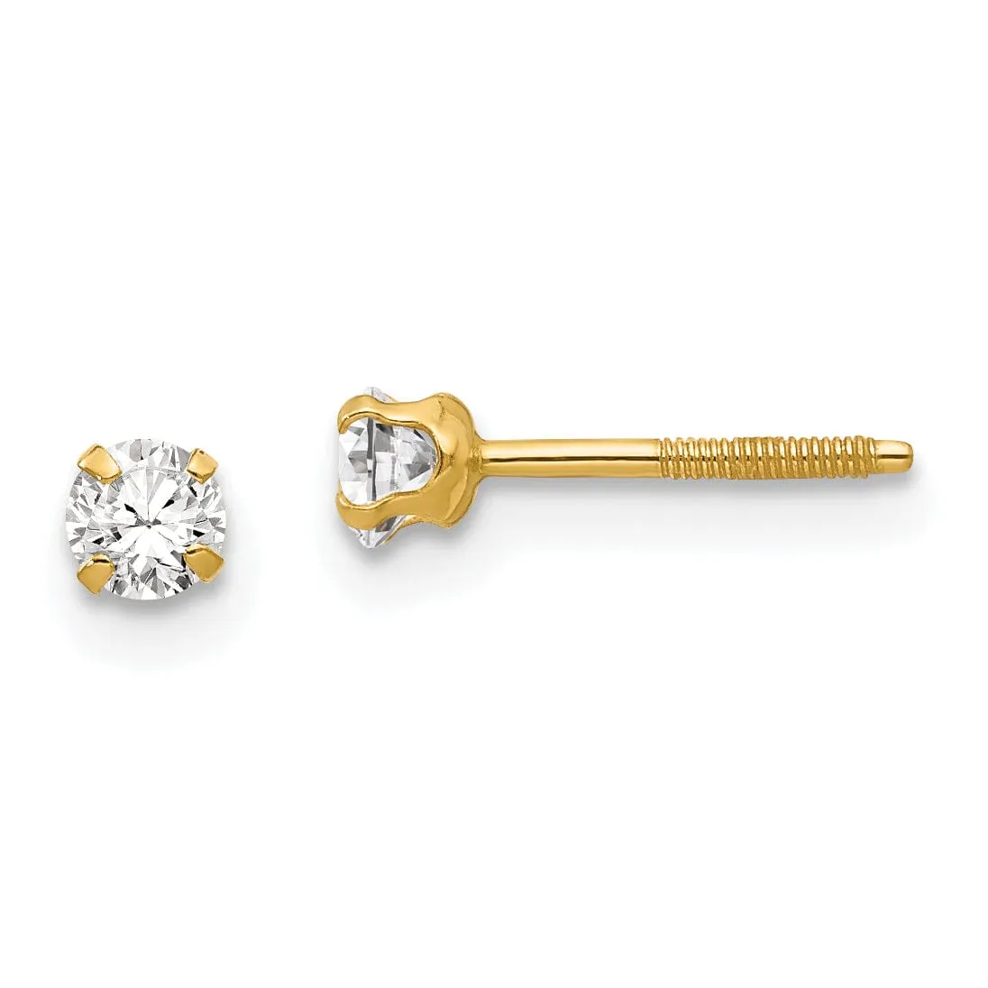 14k Yellow Gold Madi K Synthetic Spinel Earring