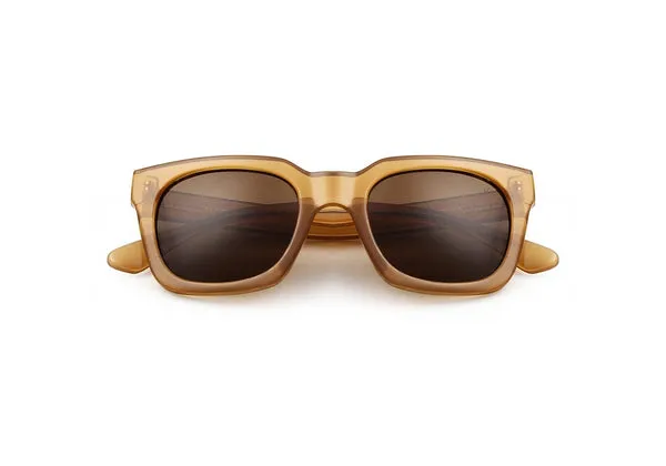 A Kjaerbede Nancy Sunglasses - Light Brown Transparent