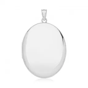 Acotis Silver Locket Large Oval G61138