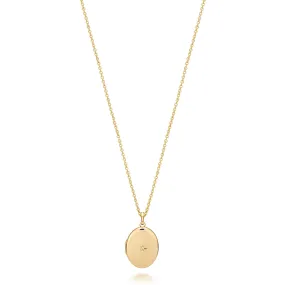 ALANA SMALL OVAL DIAMOND LOCKET