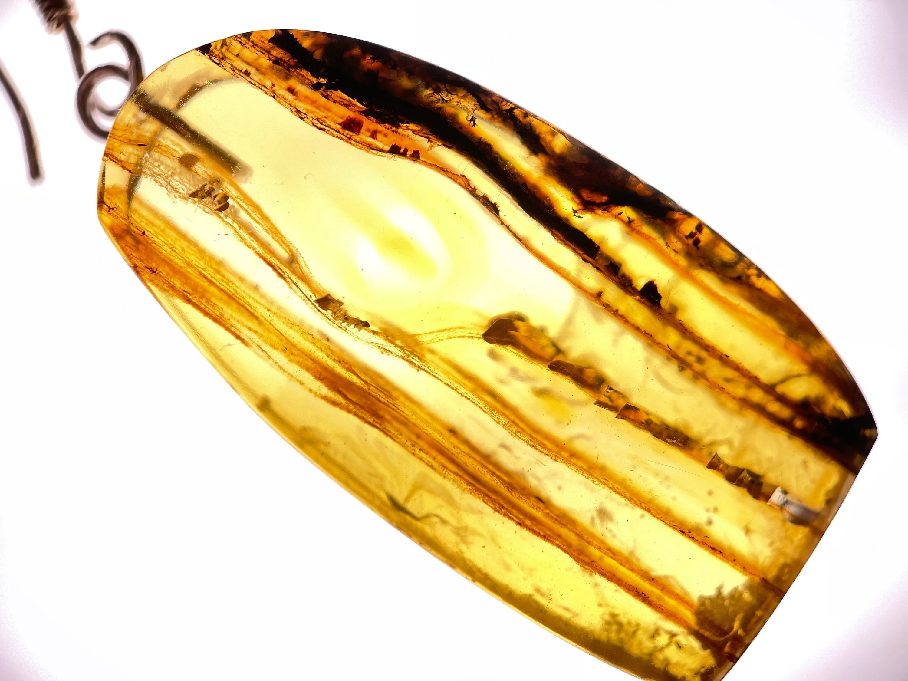 AMBER Crystal Earrings - Statement Earrings, Dangle Earrings, Handmade Jewelry, Healing Crystals and Stones, 48424