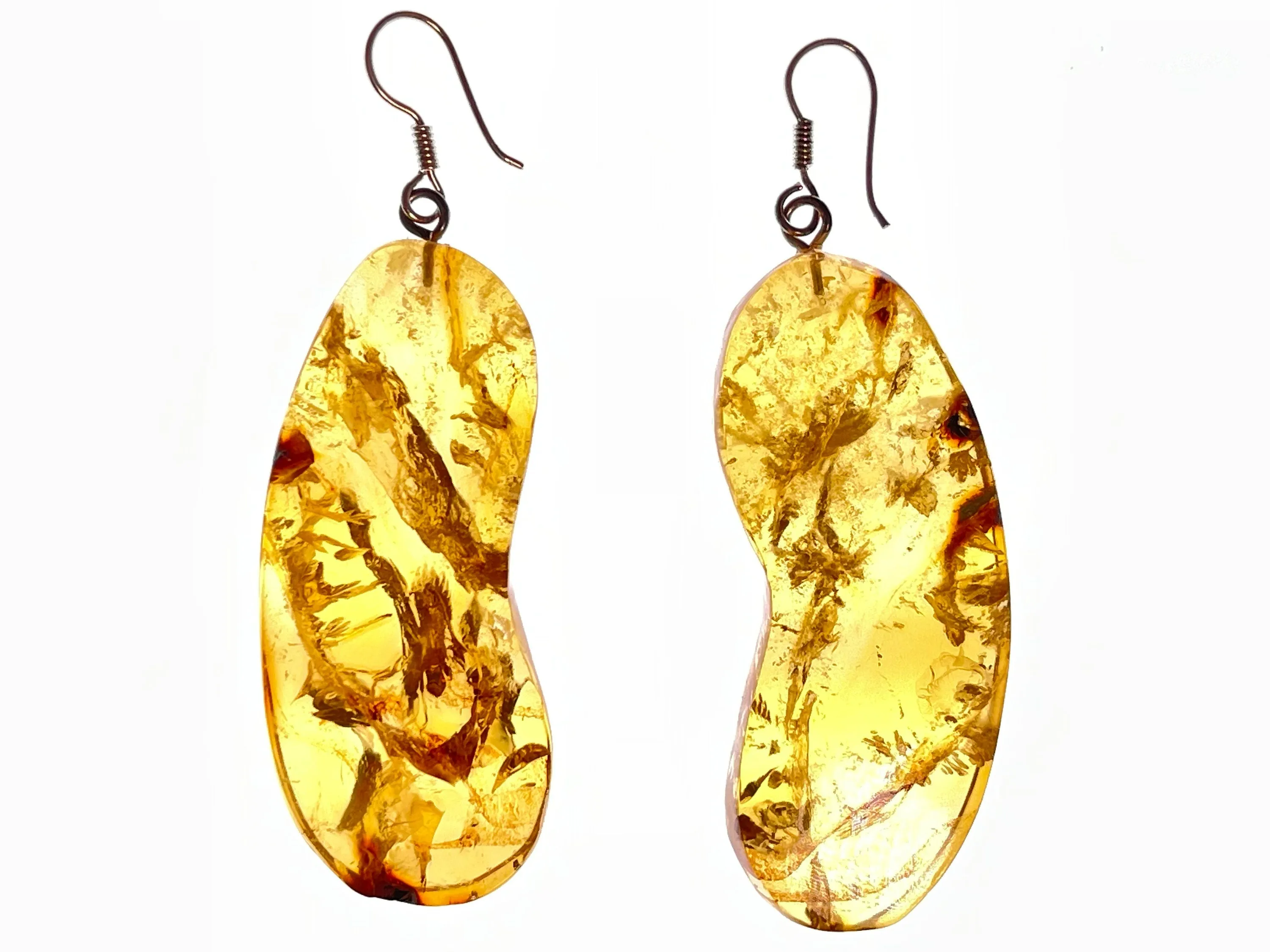 AMBER Crystal Earrings - Statement Earrings, Dangle Earrings, Handmade Jewelry, Healing Crystals and Stones, 48429