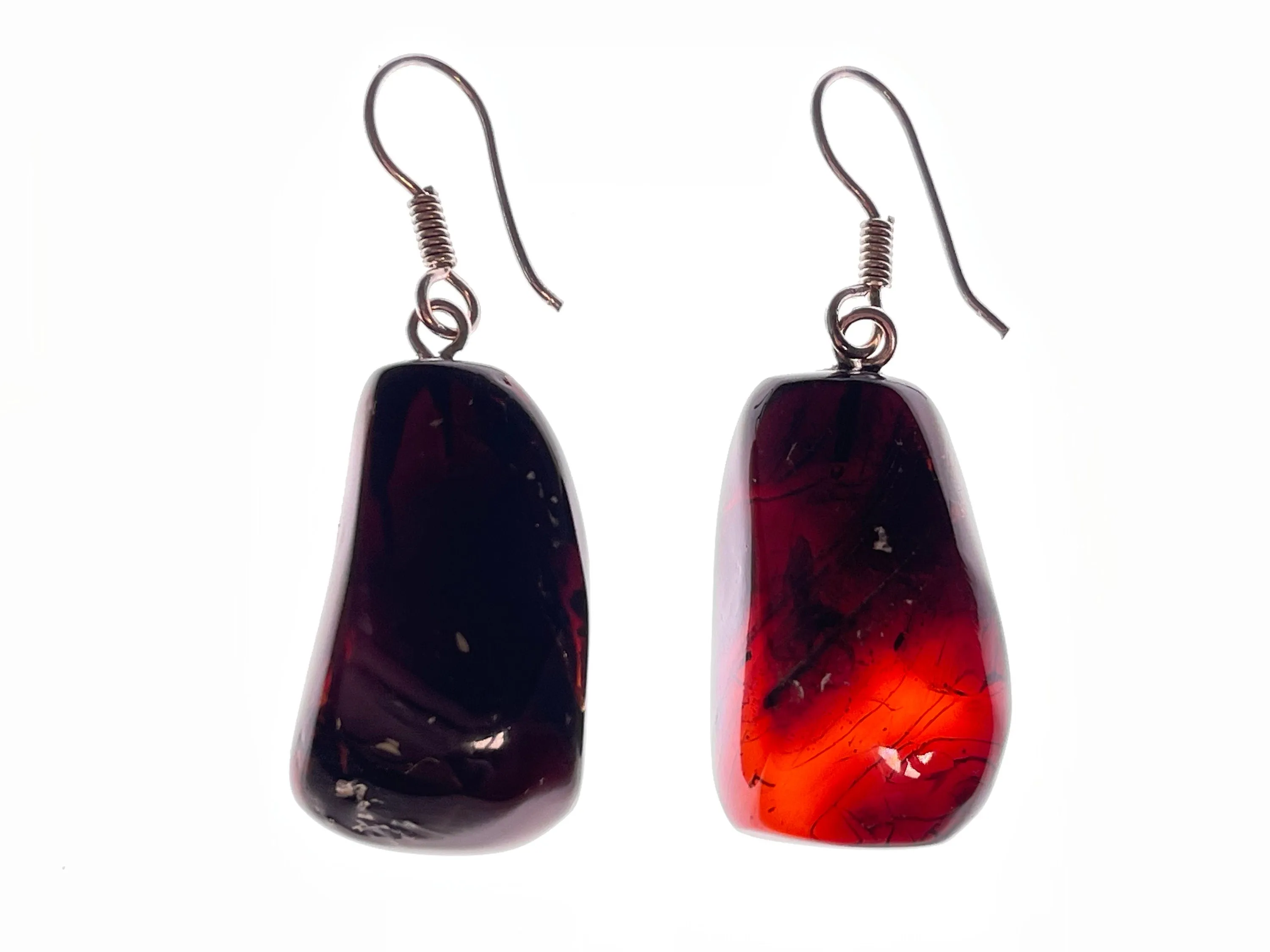 AMBER Crystal Earrings - Statement Earrings, Dangle Earrings, Handmade Jewelry, Healing Crystals and Stones, 48434