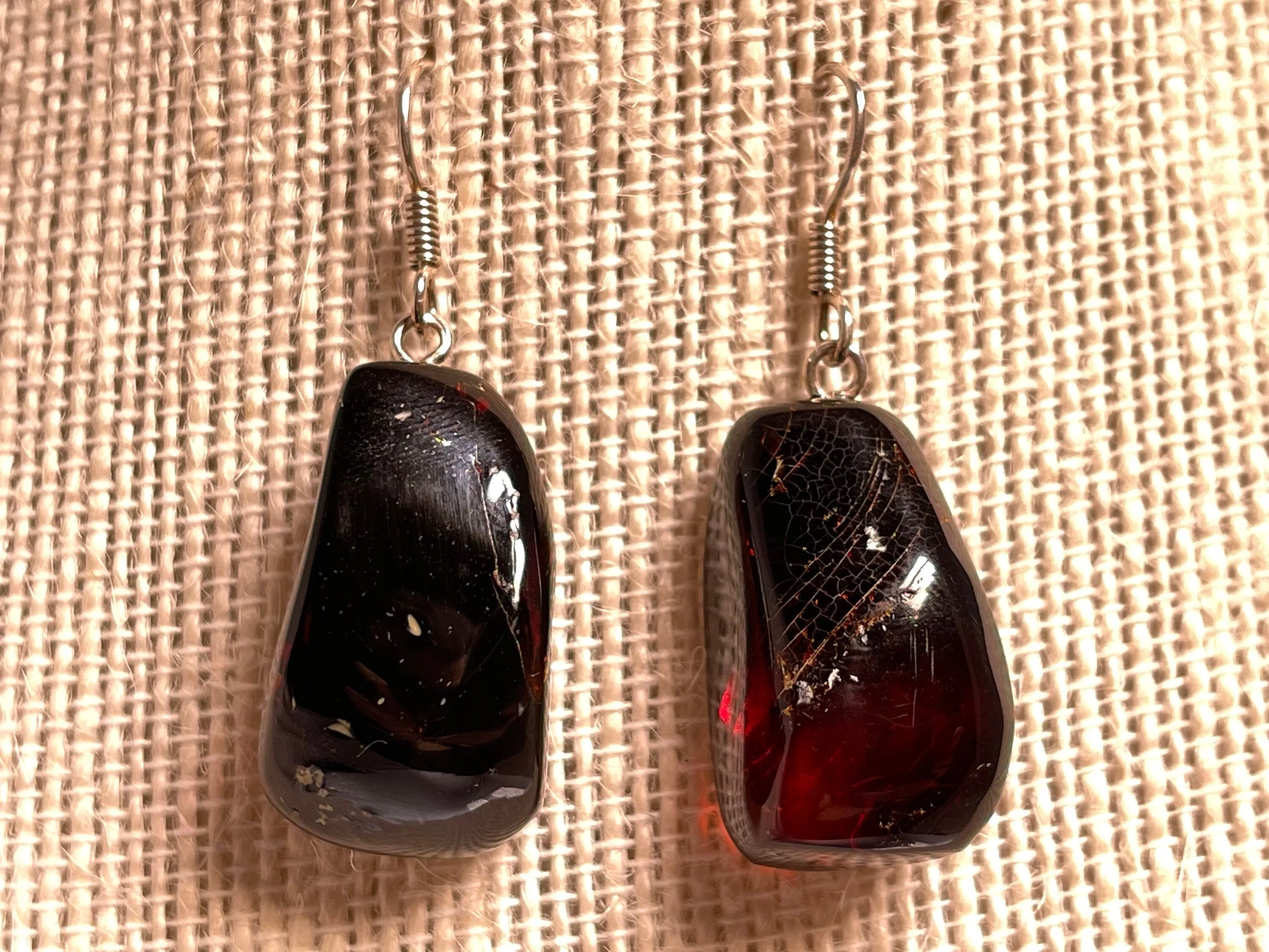 AMBER Crystal Earrings - Statement Earrings, Dangle Earrings, Handmade Jewelry, Healing Crystals and Stones, 48434