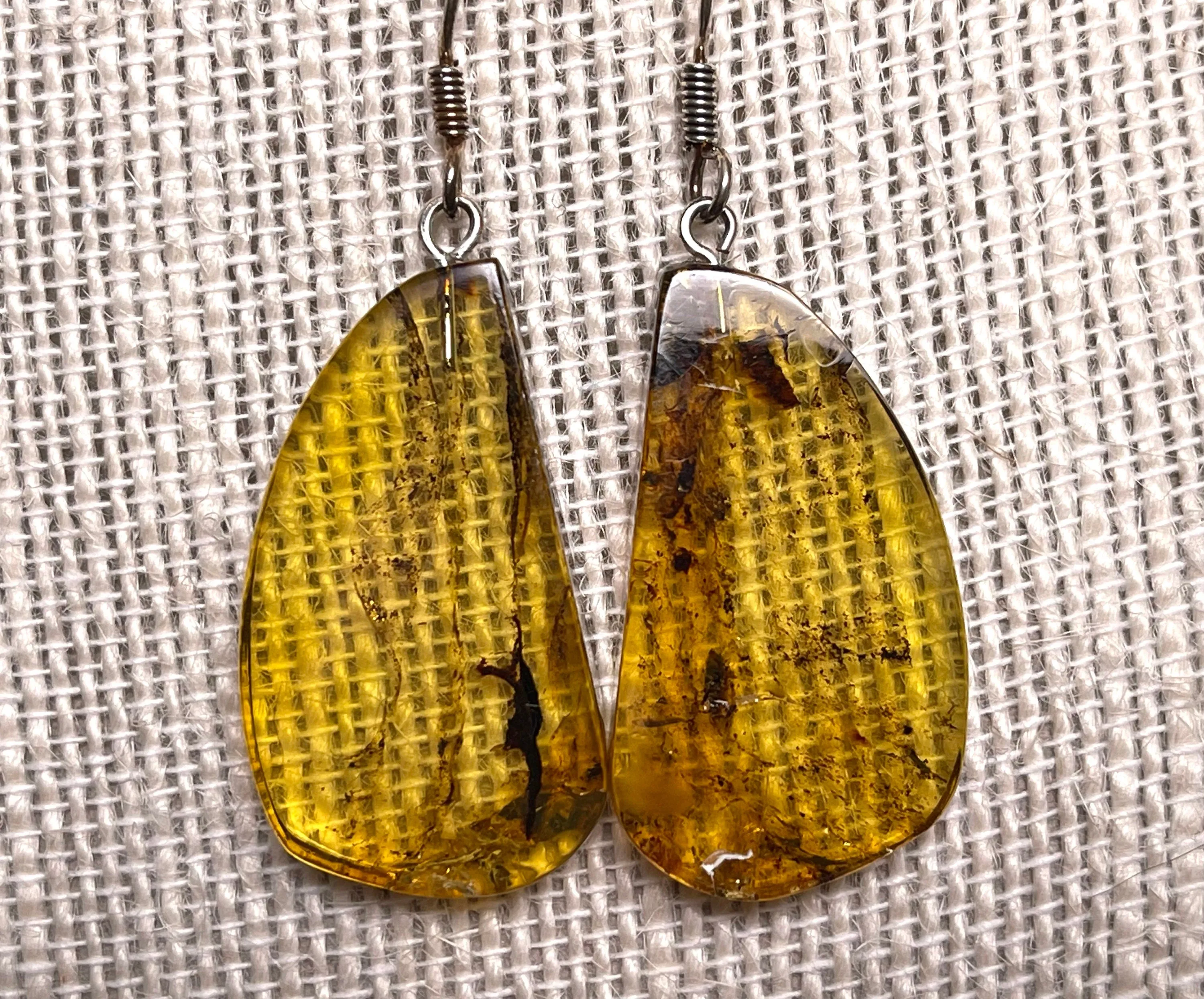 AMBER Crystal Earrings - Statement Earrings, Dangle Earrings, Handmade Jewelry, Healing Crystals and Stones, 50354