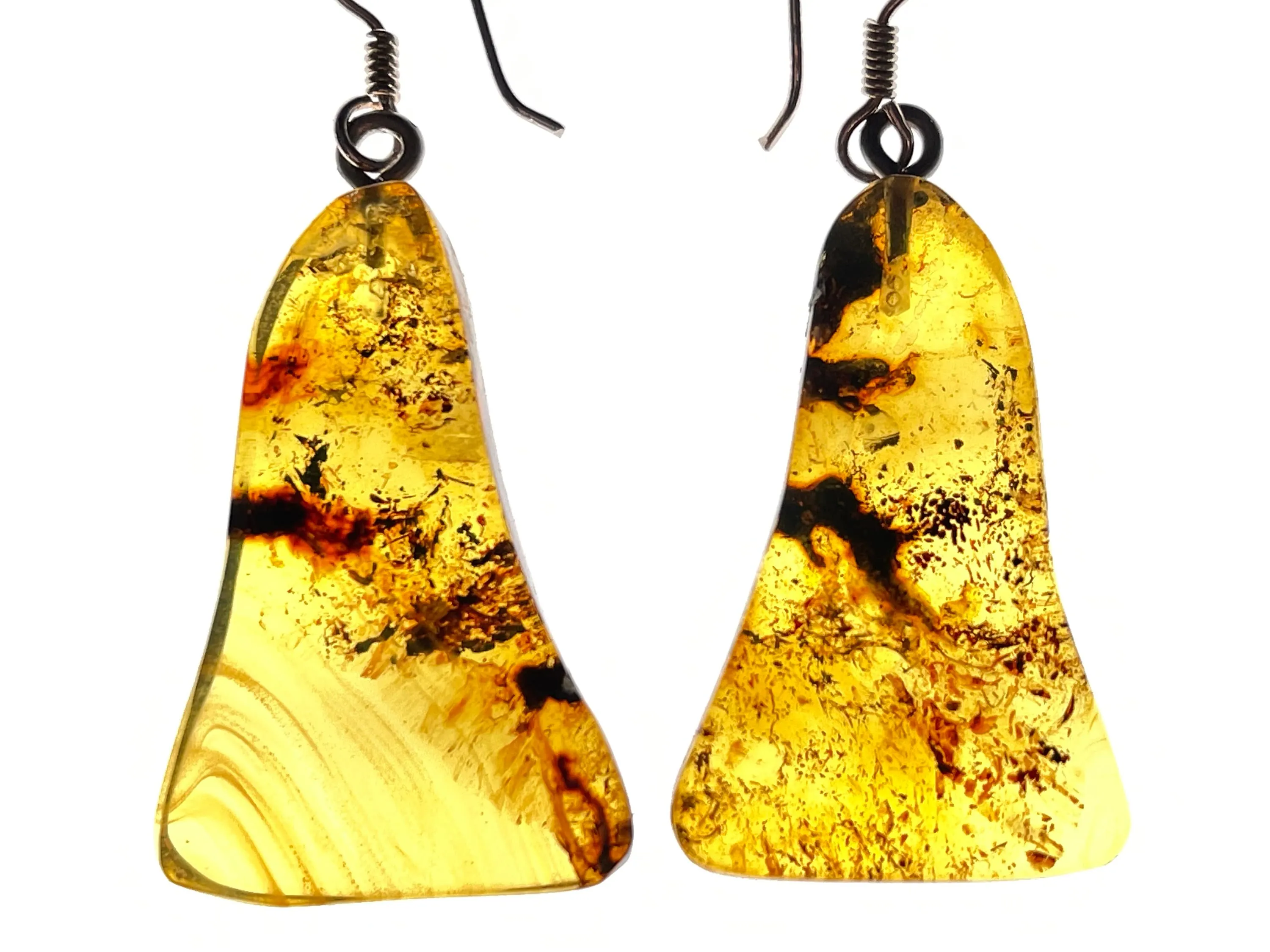 AMBER Crystal Earrings - Statement Earrings, Dangle Earrings, Handmade Jewelry, Healing Crystals and Stones, 50357