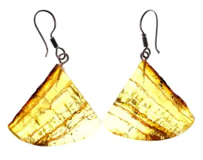AMBER Crystal Earrings - Statement Earrings, Dangle Earrings, Handmade Jewelry, Healing Crystals and Stones, 50376