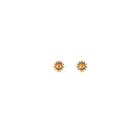 Amber Sun Studs