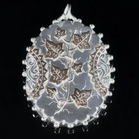 Antique Victorian Silver Gold Locket Dated 1882