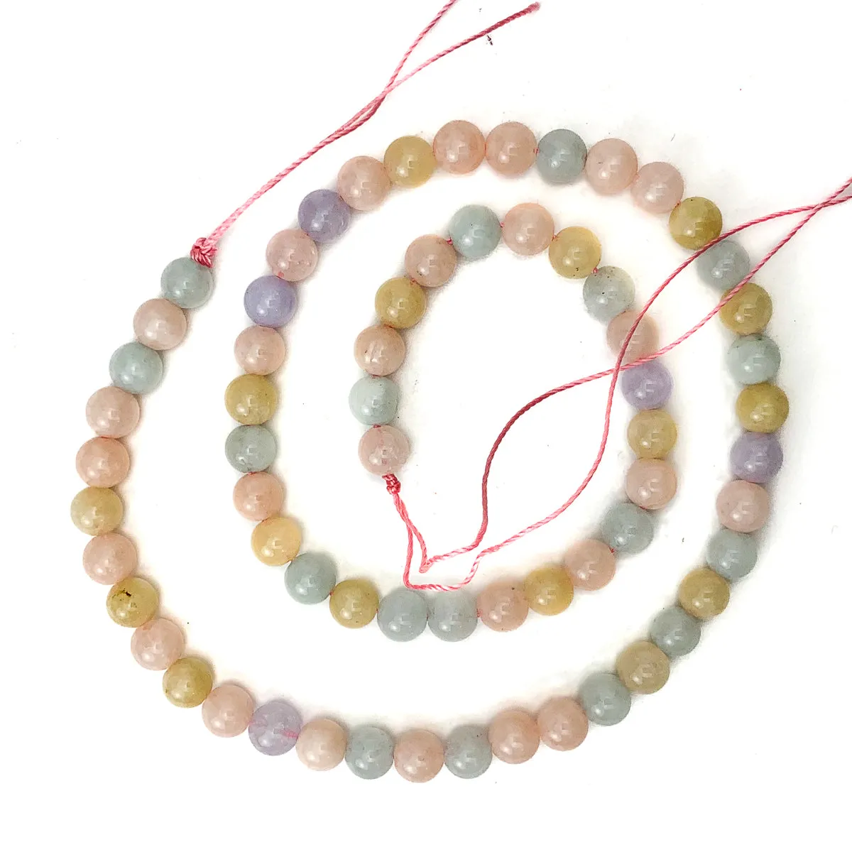 Aquamarine / Beryl 6mm Smooth Rounds