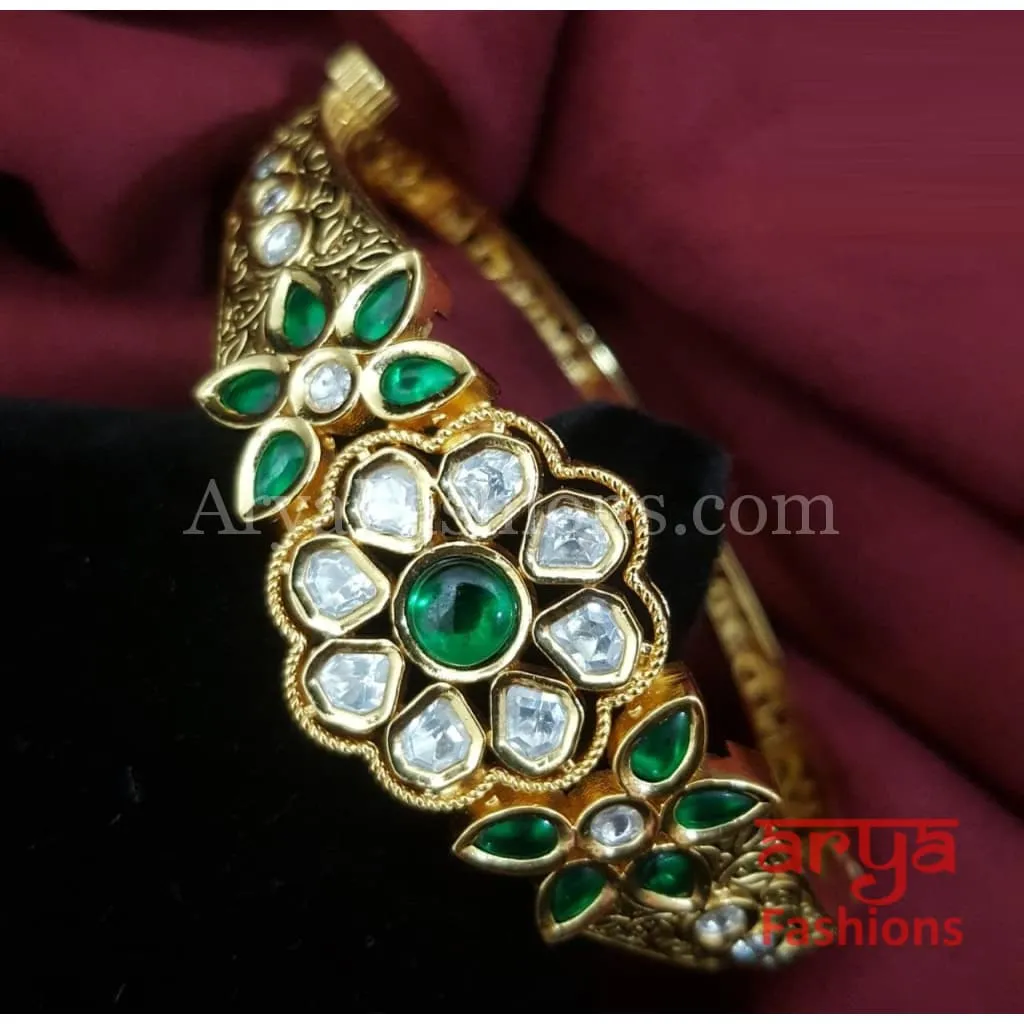 Ashiya Jadau Kundan Bracelet / Rajwadi Kundan Bracelet