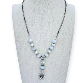 Baby Blues Beaded Necklace