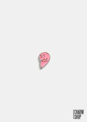 Best Friends Right Half-Heart Locket Charm