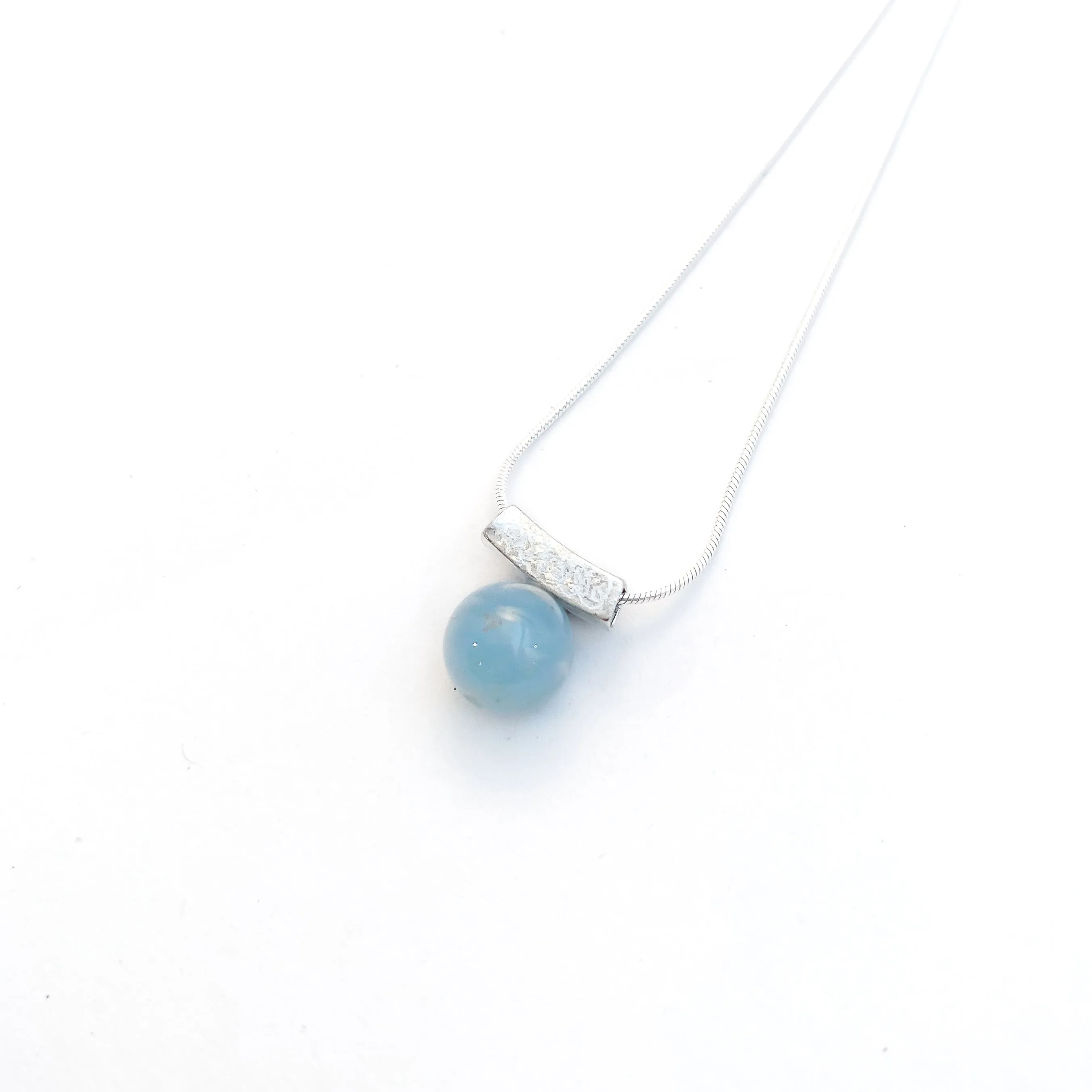 Birthstone Bead Slider Necklace