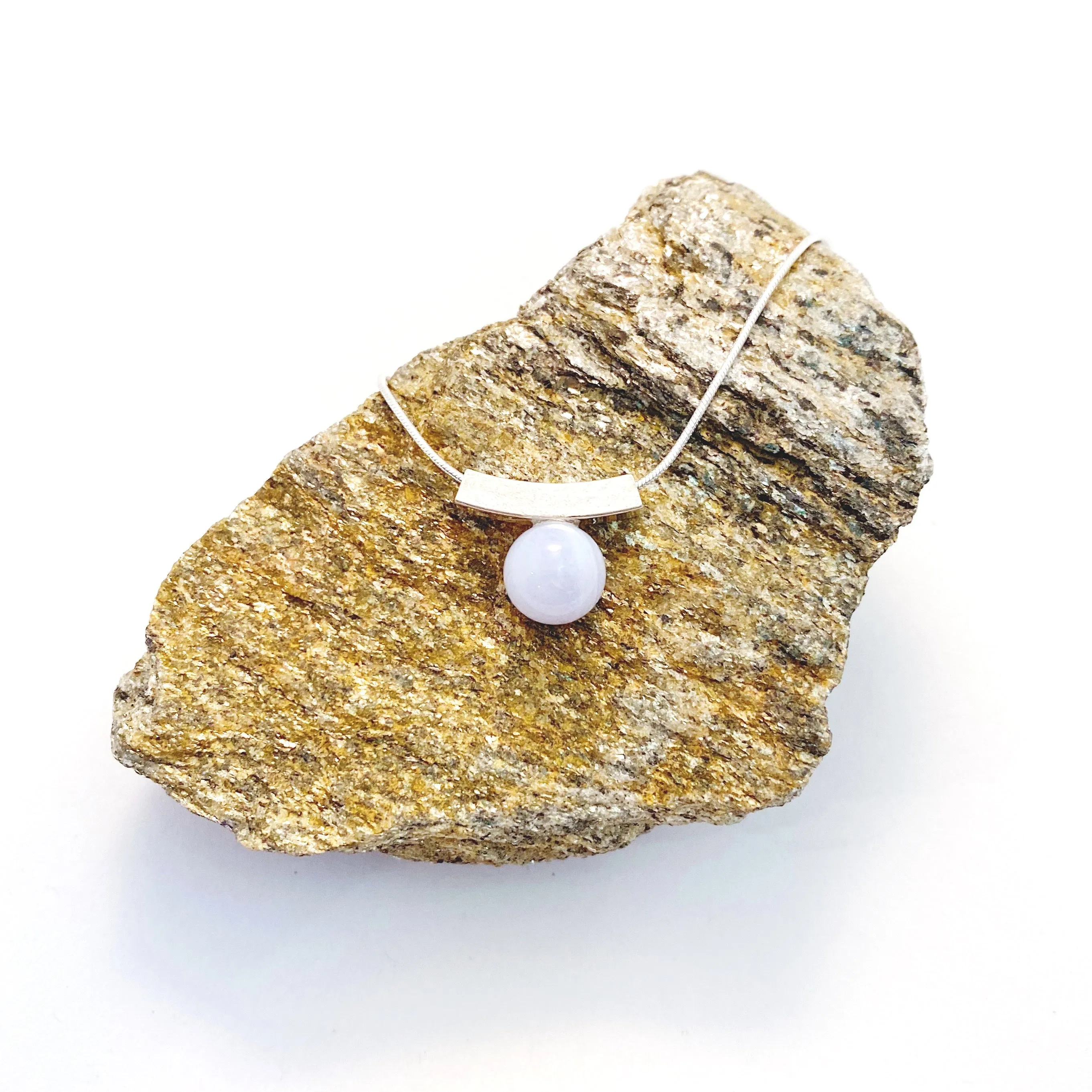Birthstone Bead Slider Necklace