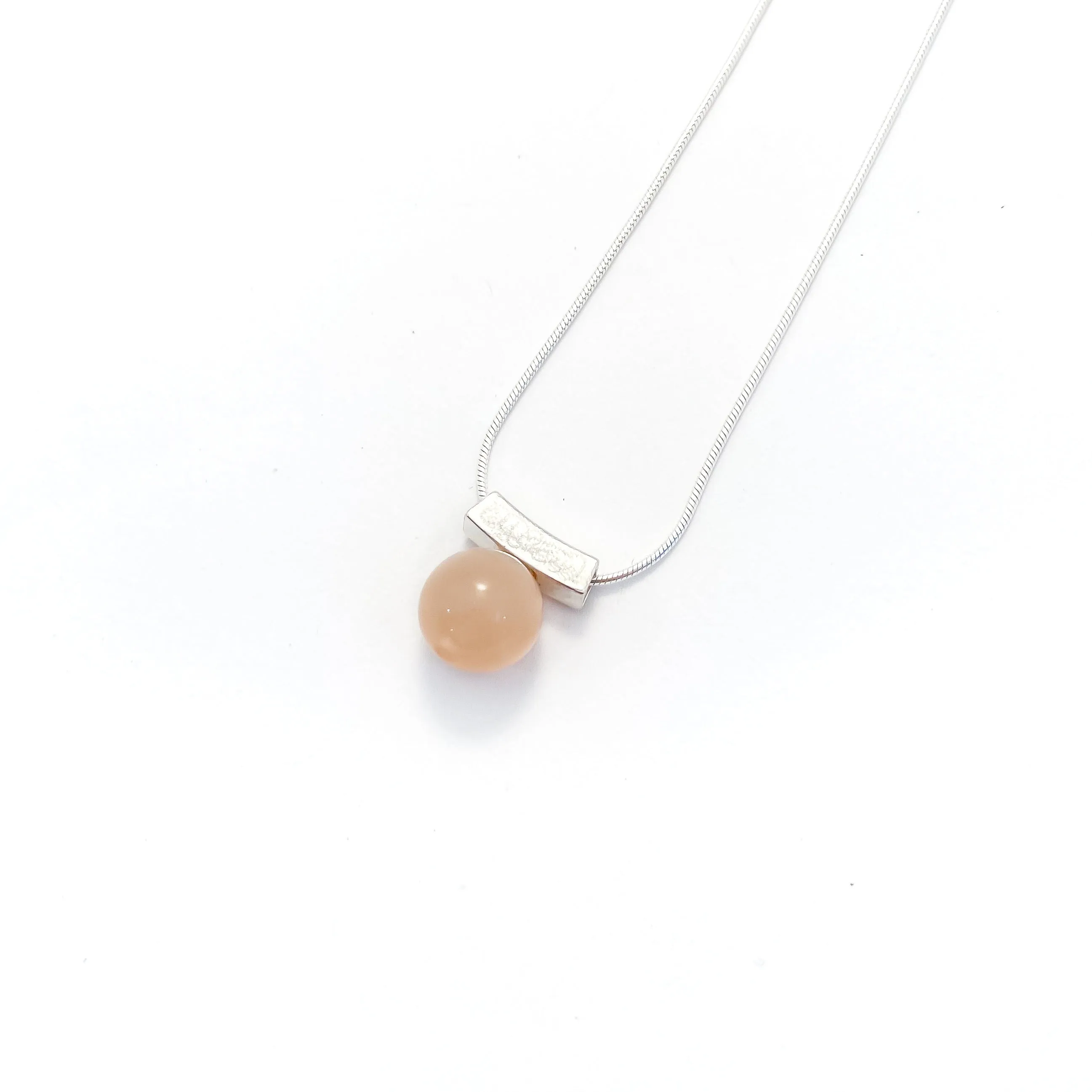 Birthstone Bead Slider Necklace
