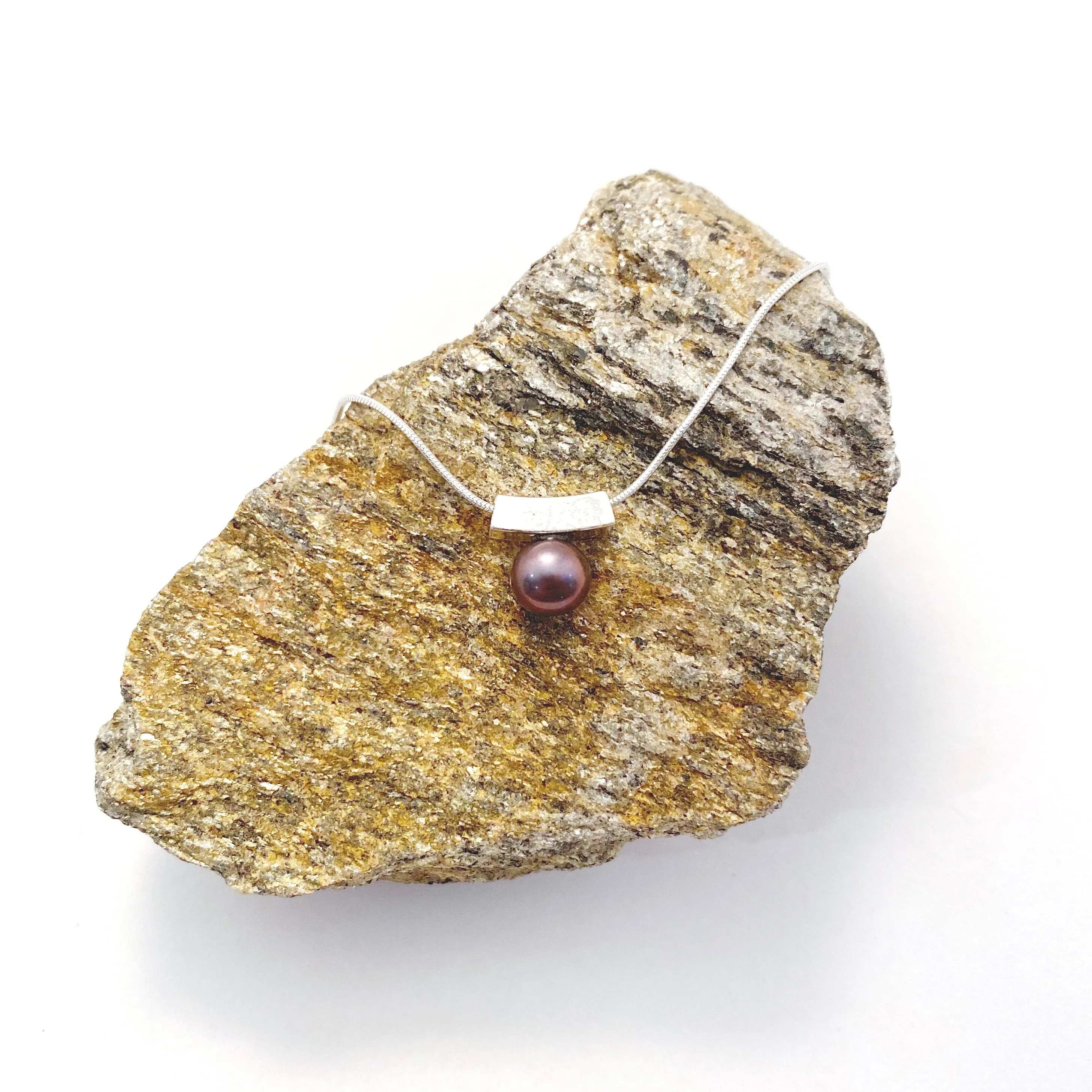 Birthstone Bead Slider Necklace