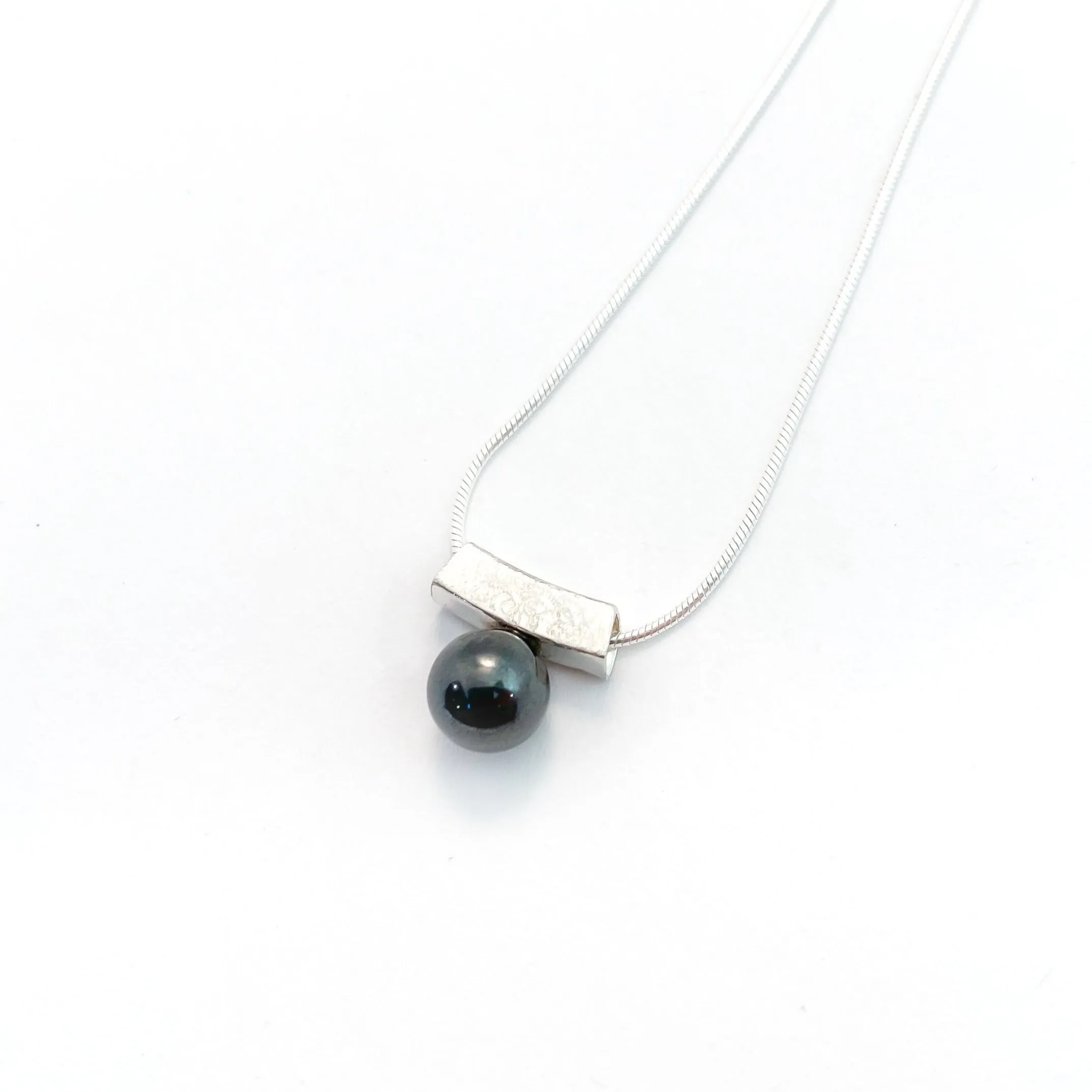 Birthstone Bead Slider Necklace