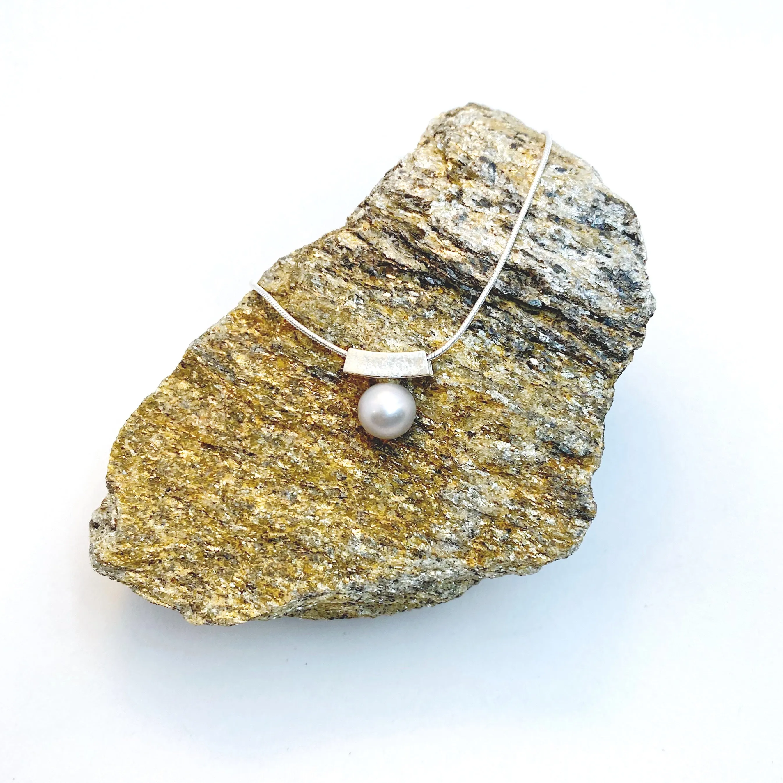 Birthstone Bead Slider Necklace