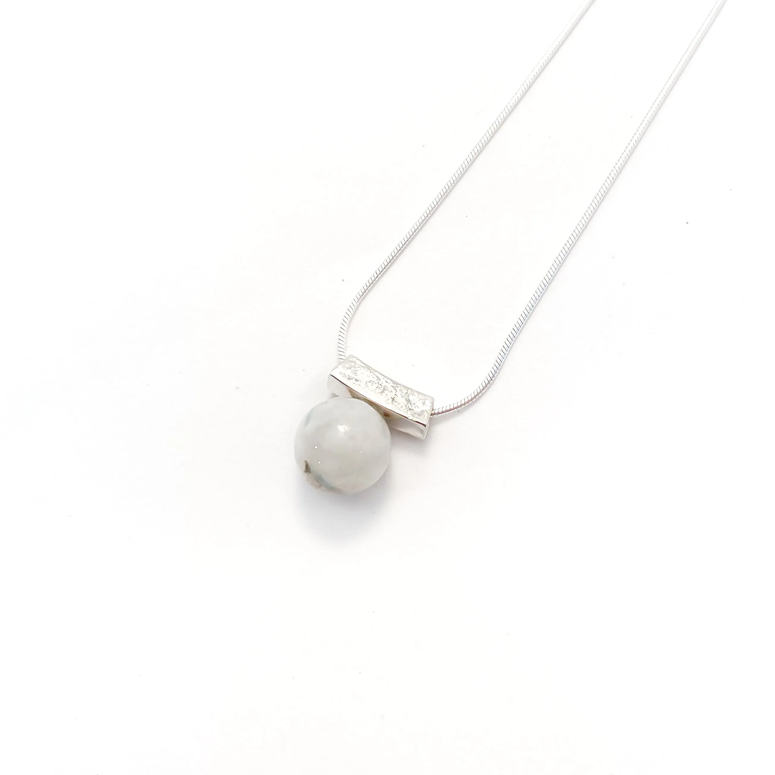 Birthstone Bead Slider Necklace