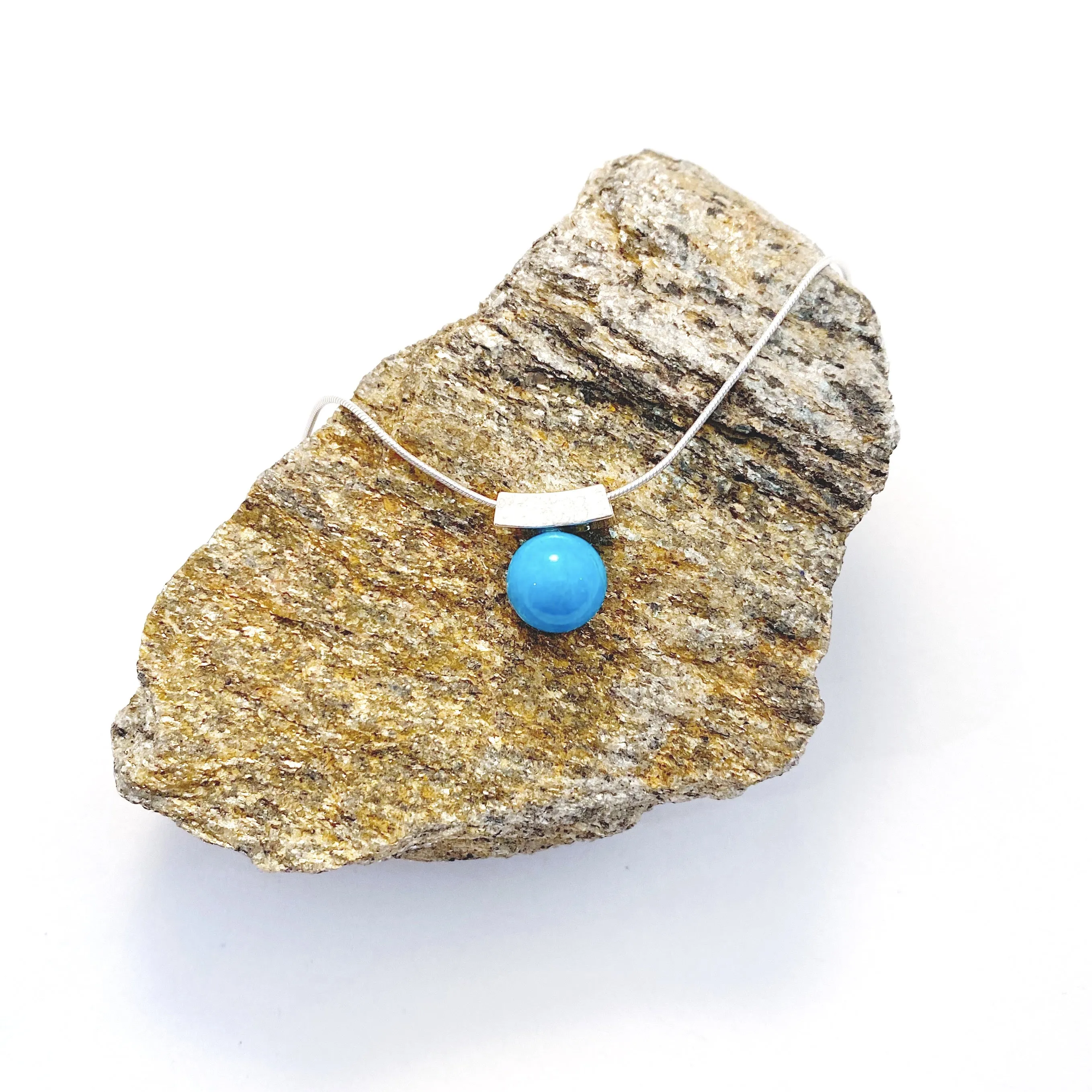 Birthstone Bead Slider Necklace