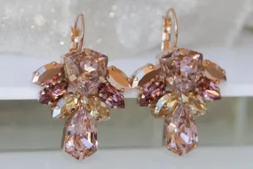 BLUSH CHAMPAGNE EARRINGS