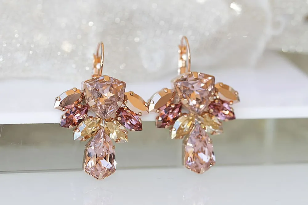 BLUSH CHAMPAGNE EARRINGS