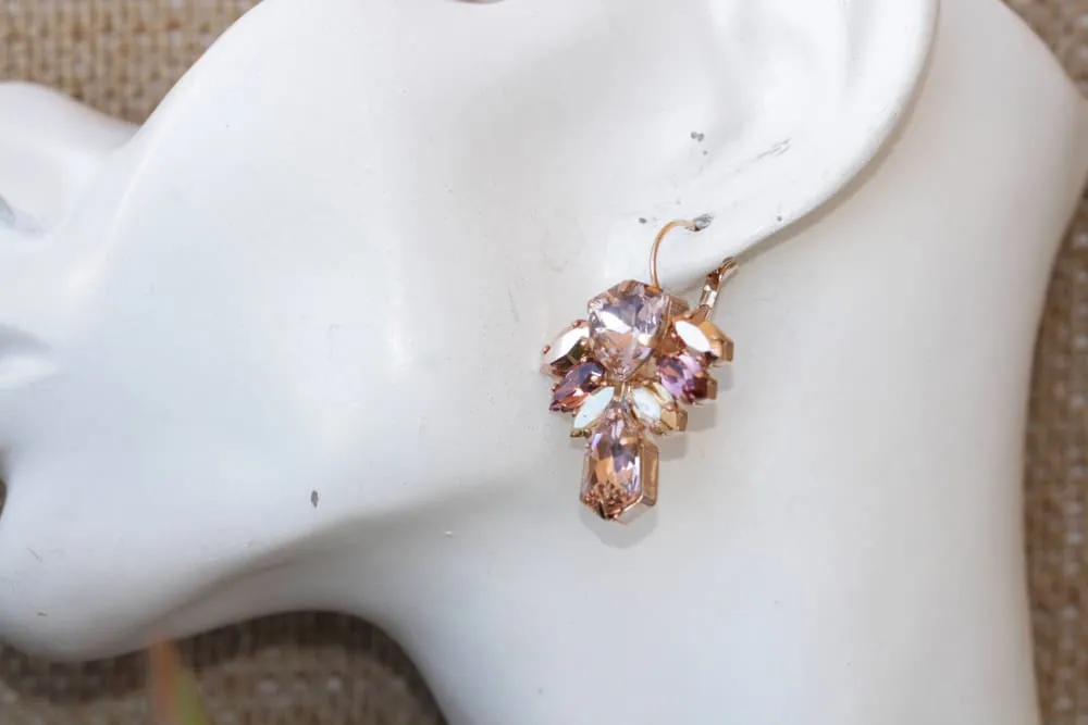 BLUSH CHAMPAGNE EARRINGS