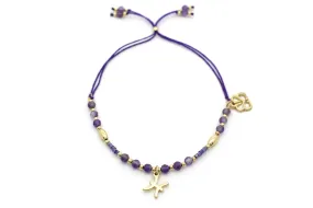 Boho Betty Pisces Zodiac Gemstone Gold Bracelet
