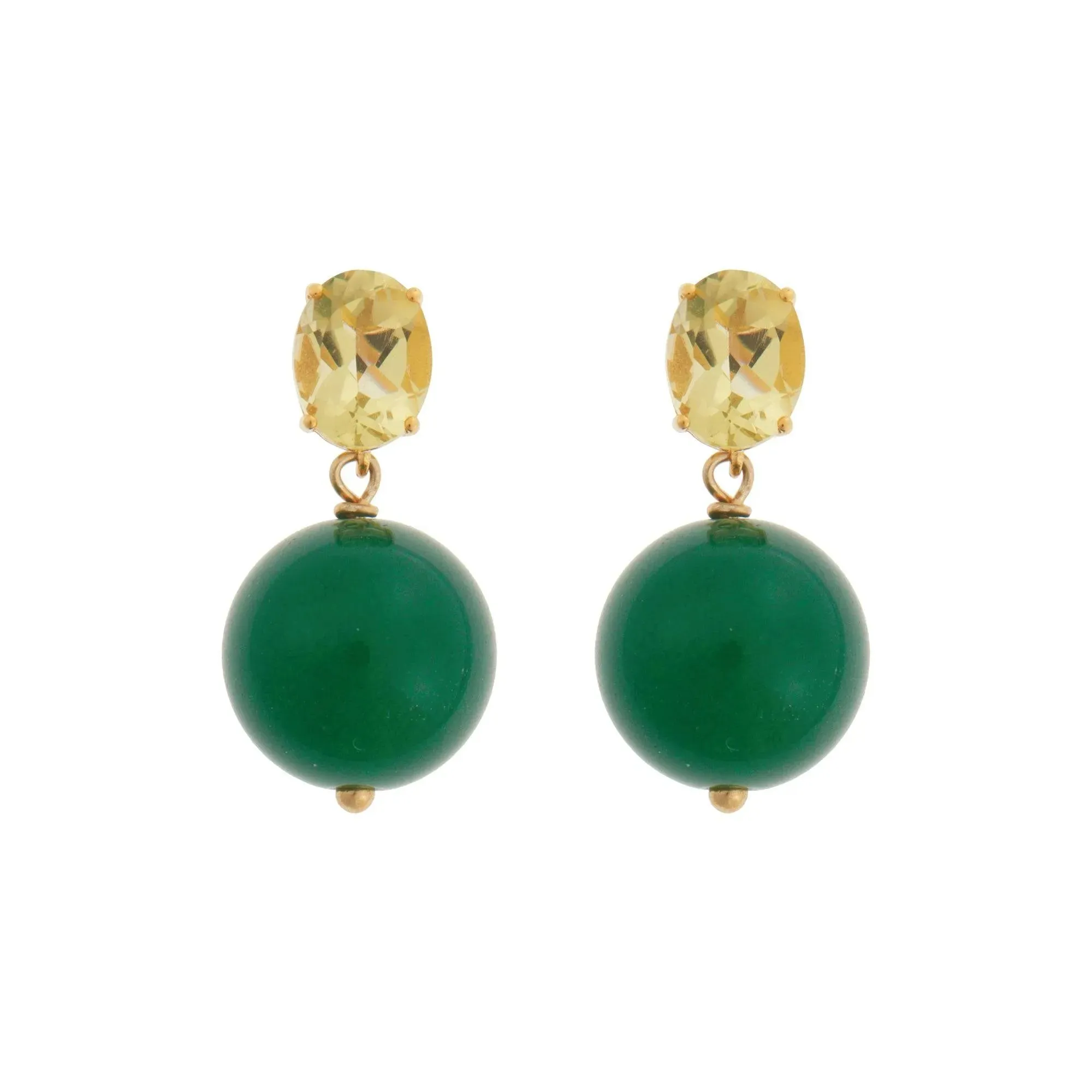 Bubble Jade Lemon Topaz