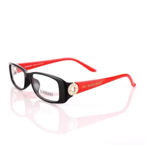 Burberry Hingeless Black and Red Sunglasses