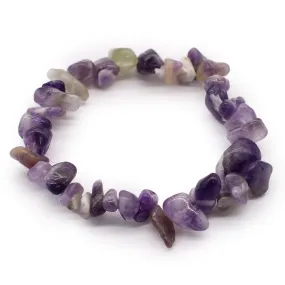 Chipstone Bracelet - Genuine Amethyst | Elegant Gemstone Jewelry