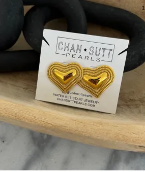 Chunky Heart Earrings