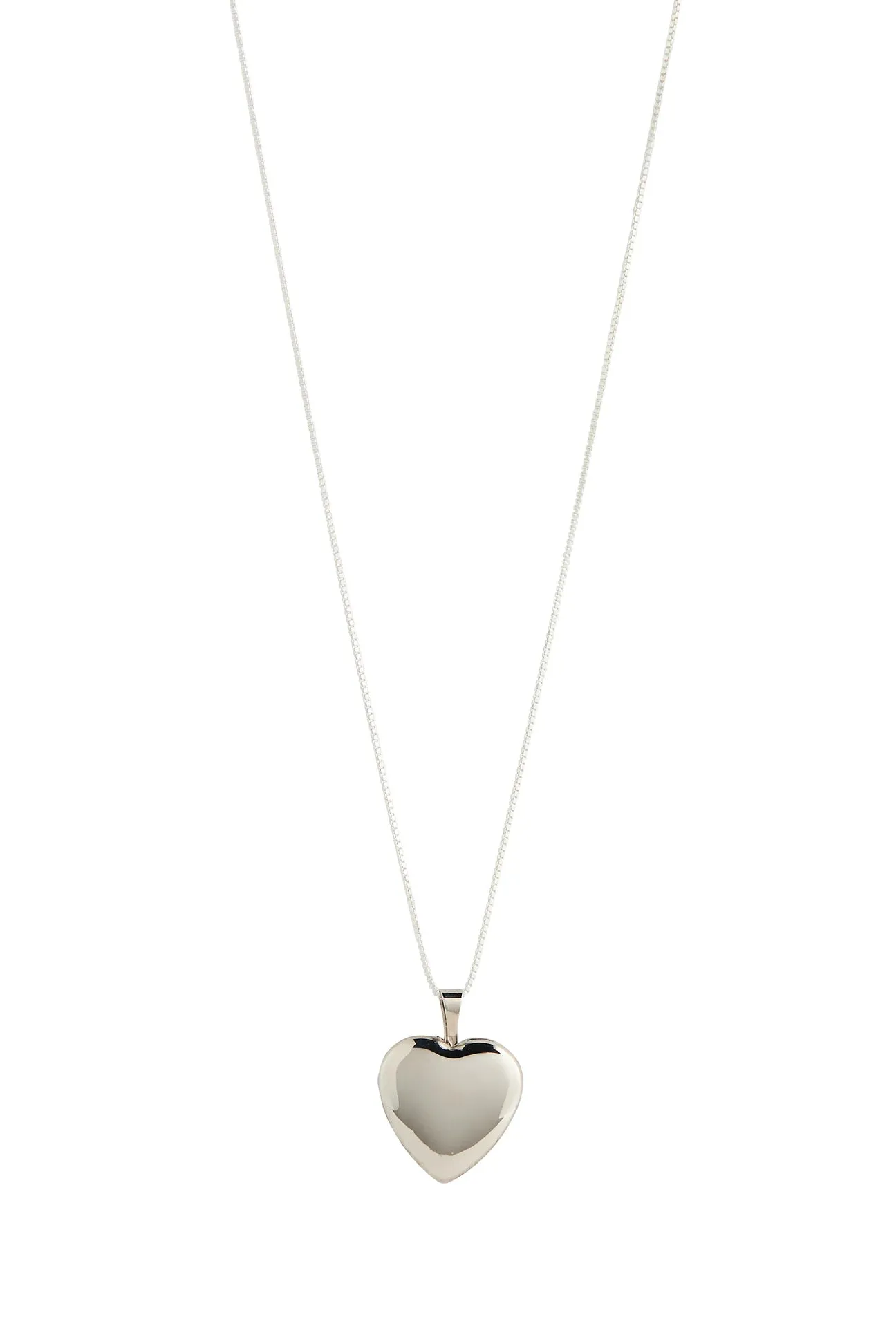 Classic Heart Locket Silver