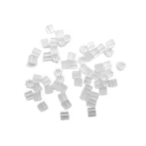 Clear Earring Back Replacements 50pc