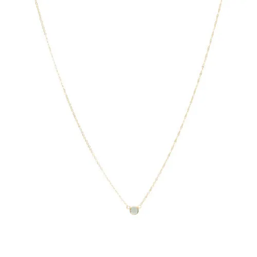 Comino Gold Aquamarine Necklace