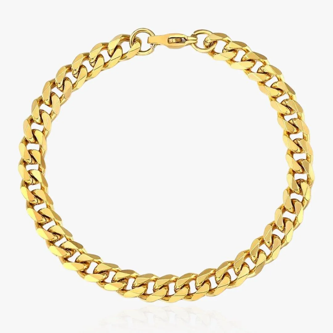 Cuban Bracelet (Gold) 11MM