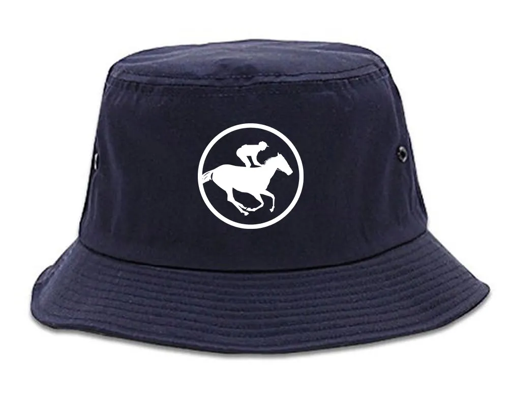 Derby Horse Racing Chest Mens Bucket Hat
