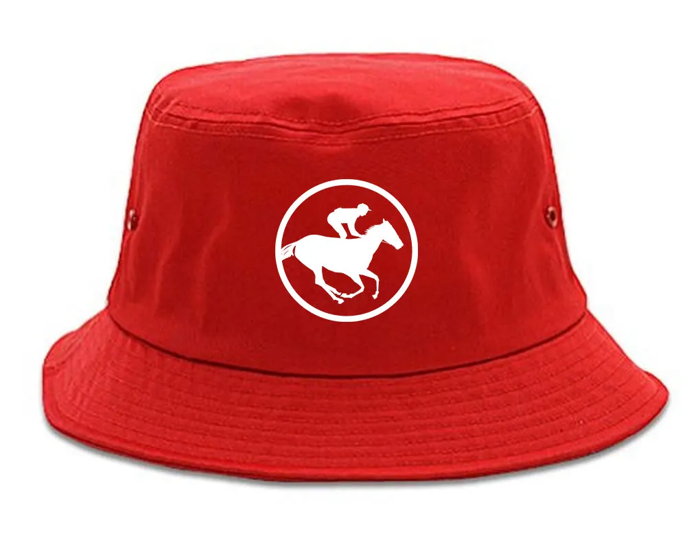 Derby Horse Racing Chest Mens Bucket Hat