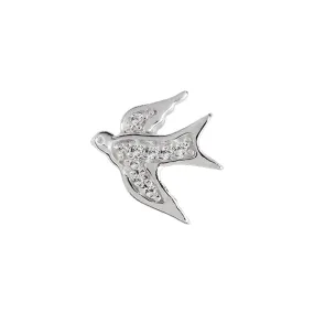 Dove Hope Silver Cz