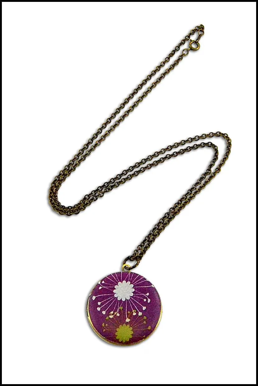 Dragon Fly Vintage Theme Photo Locket