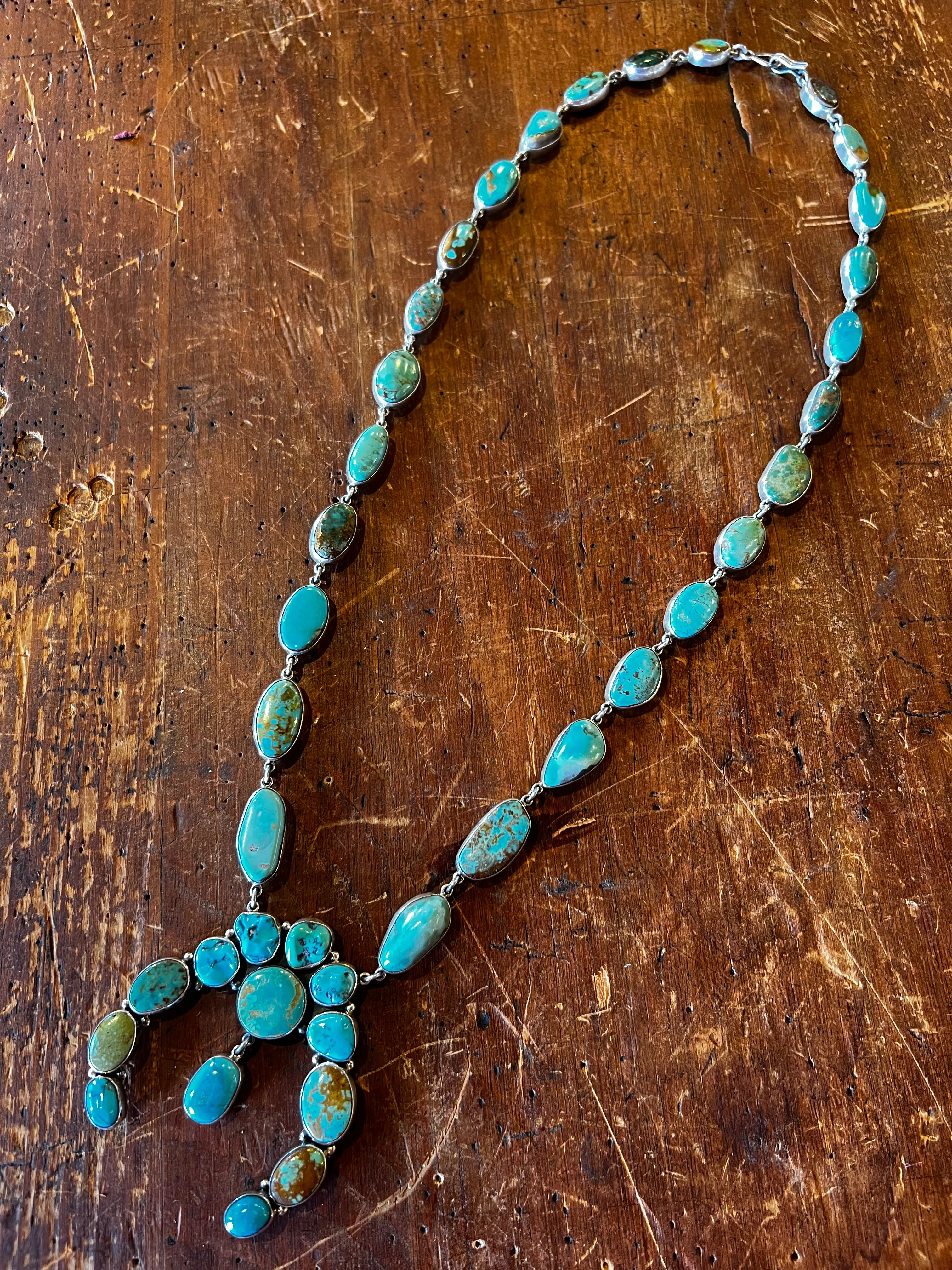 Federico Jimenez Turquoise Squash Necklace
