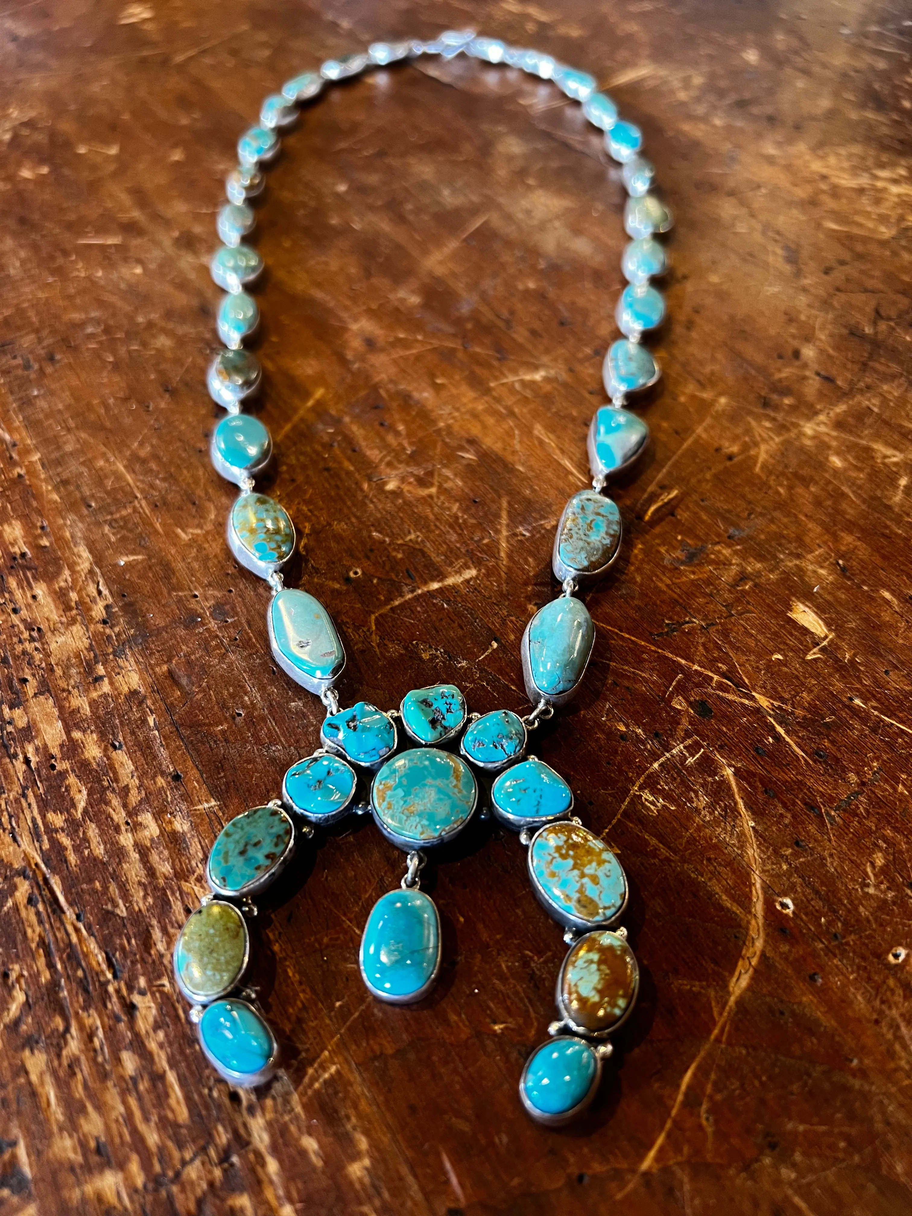 Federico Jimenez Turquoise Squash Necklace