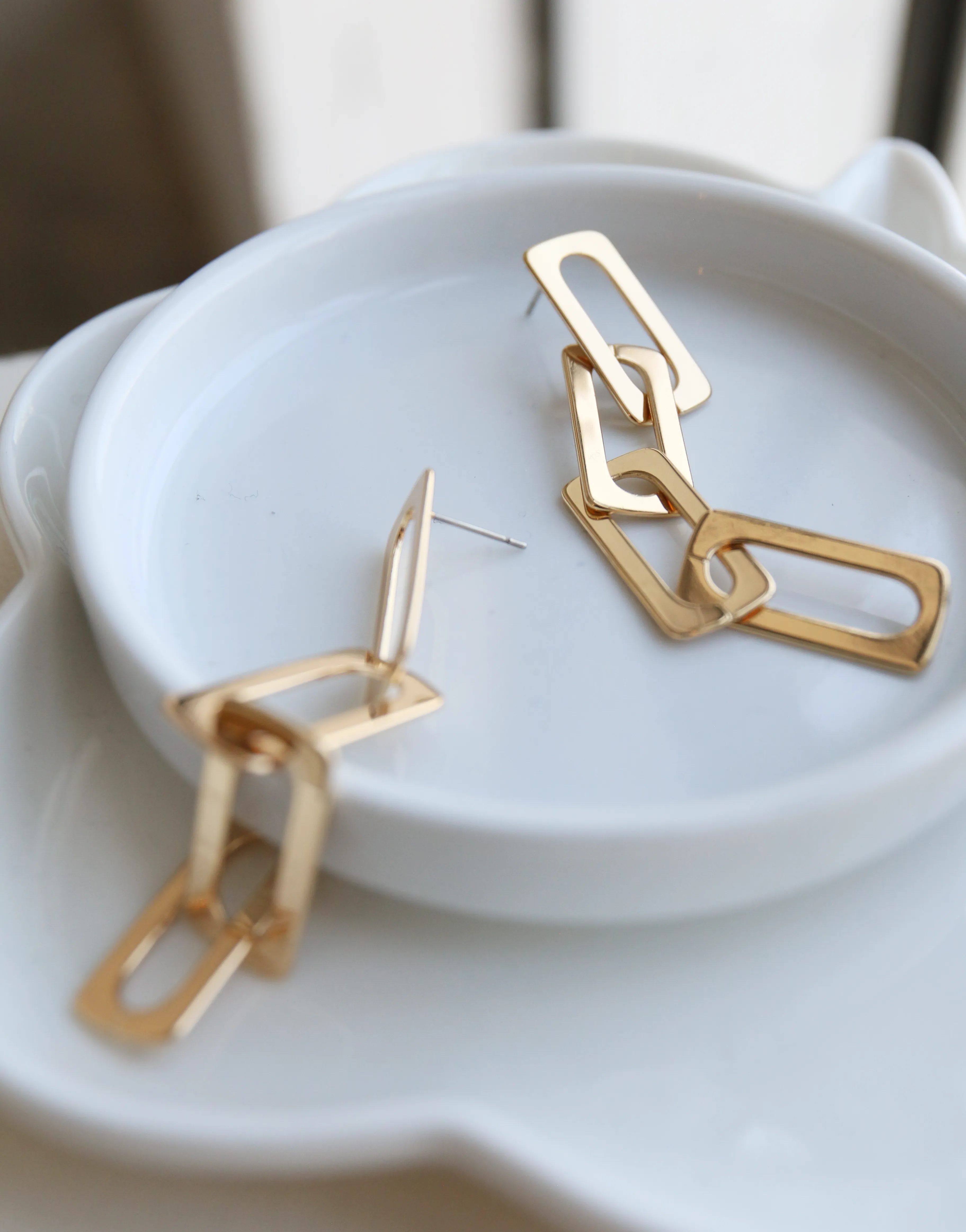 Flat Chain Earrings
