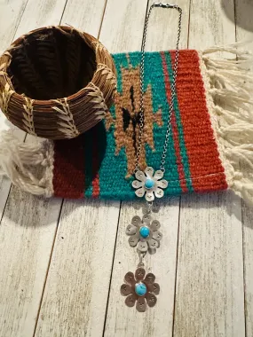Flower Power Lariat Necklace