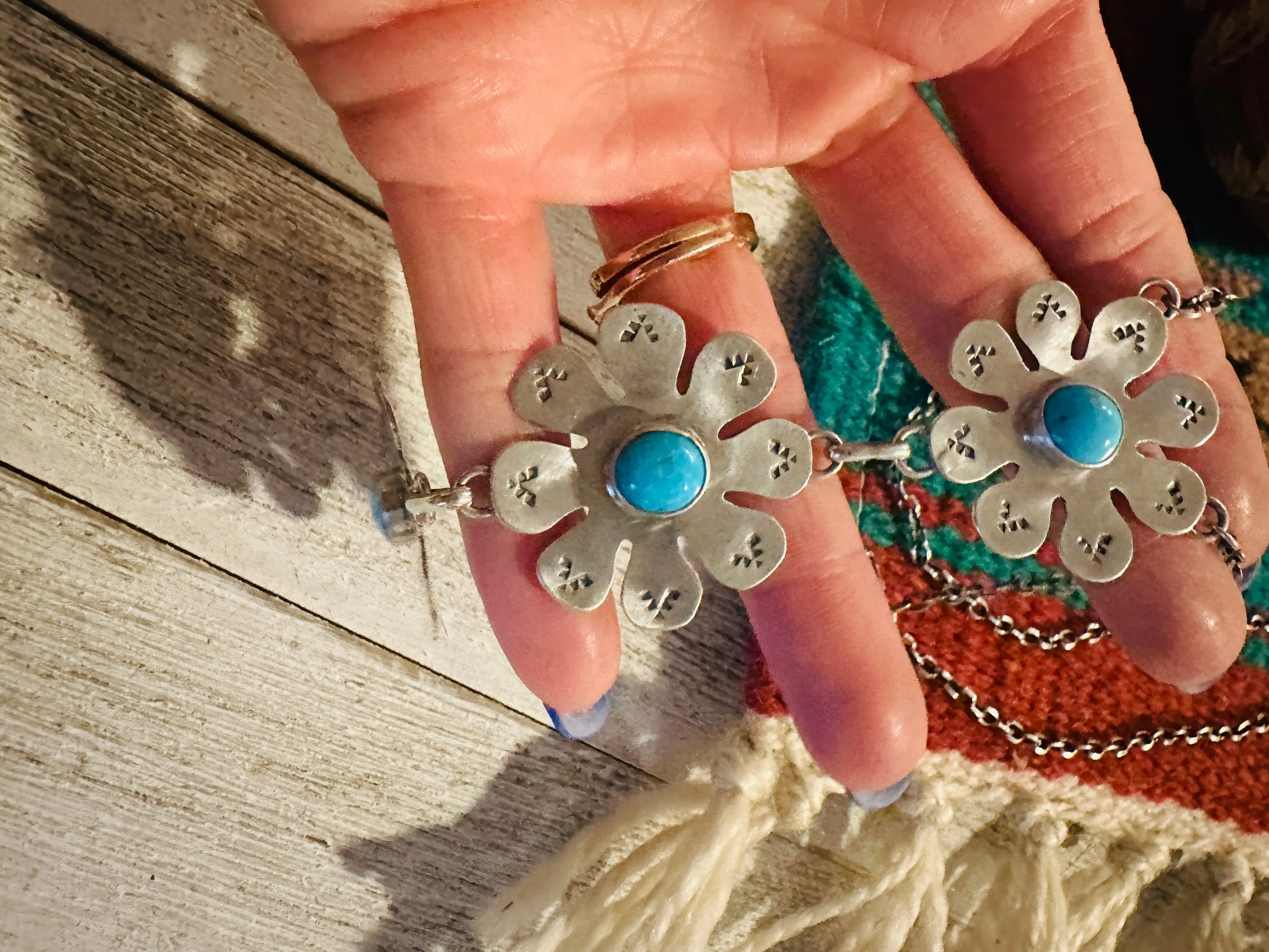 Flower Power Lariat Necklace