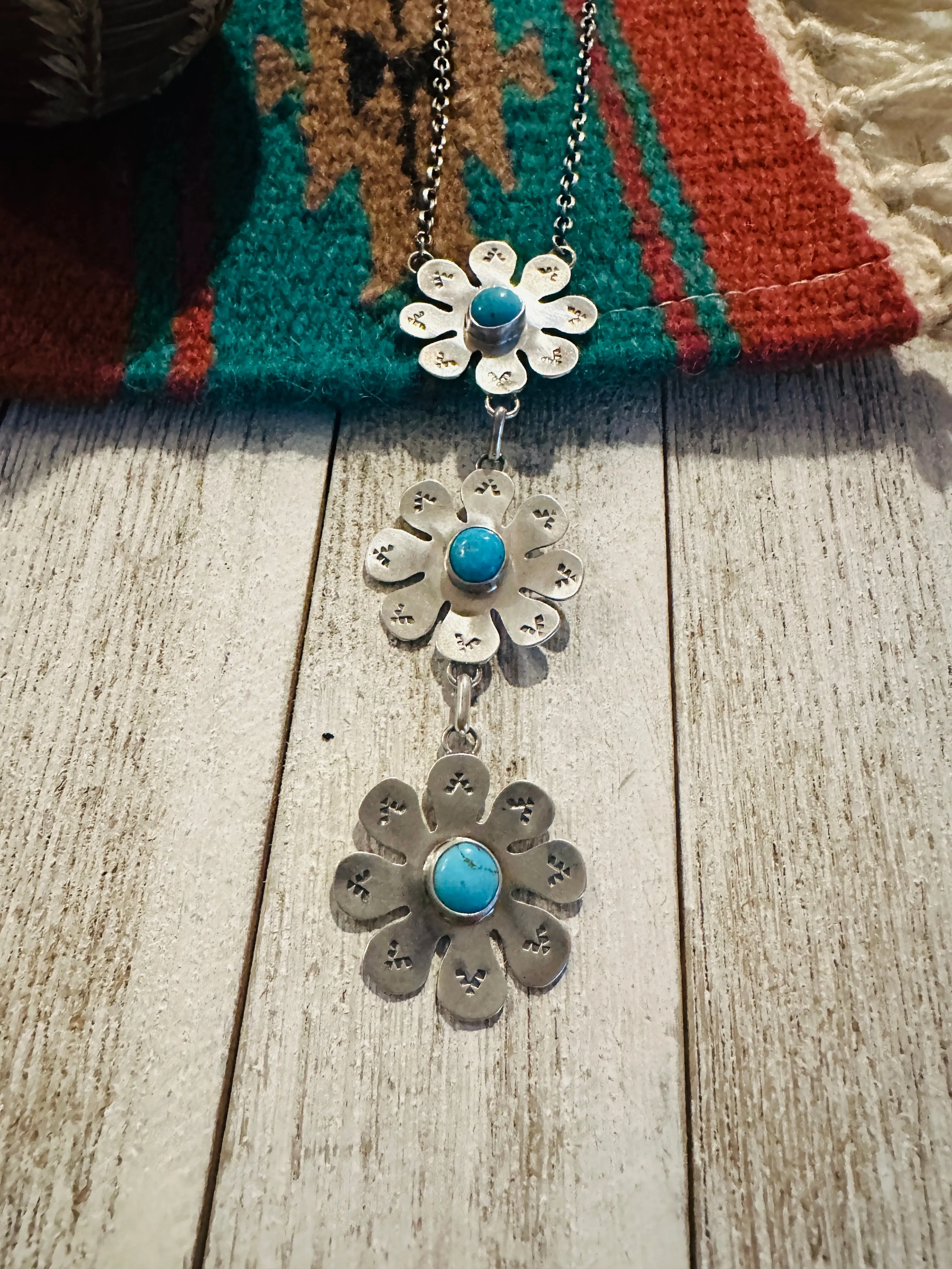 Flower Power Lariat Necklace