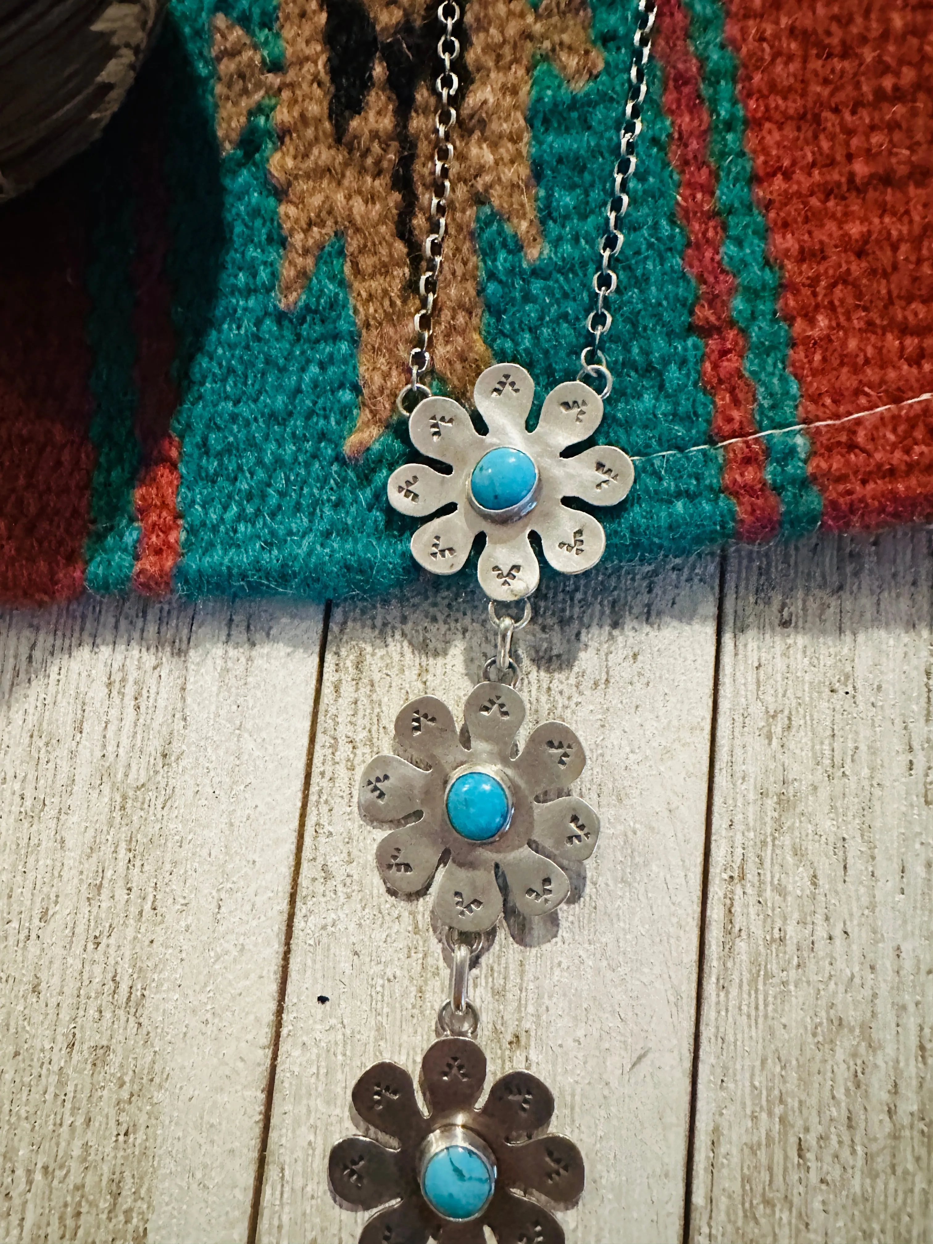 Flower Power Lariat Necklace