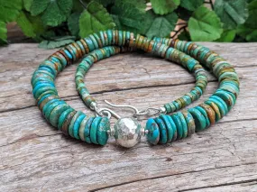 Genuine Turquoise Boho Necklace