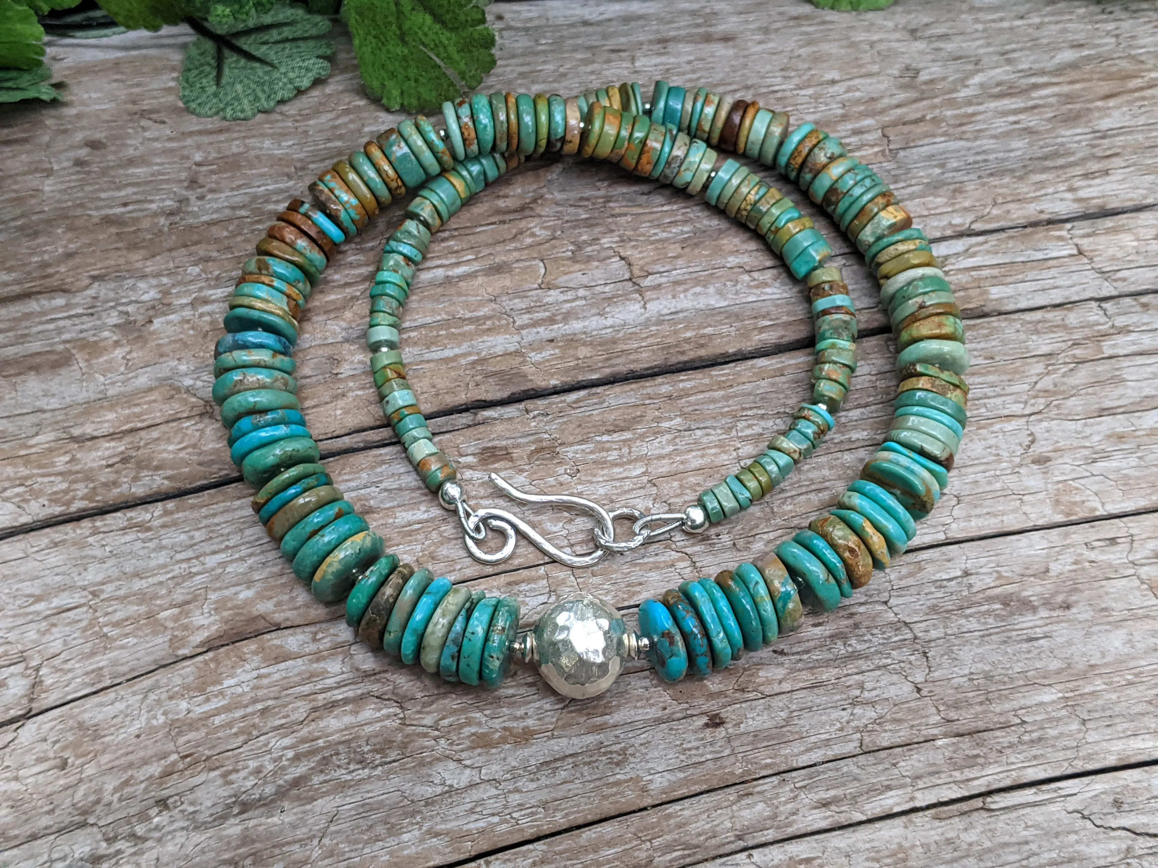 Genuine Turquoise Boho Necklace